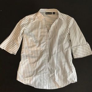 NY&Co button down 3/4 sleeve shirt